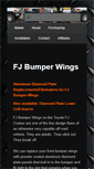 Mobile Screenshot of fjbumperwings.com